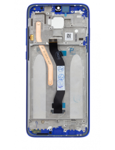 LCD-skärm + beröringsenhet + framsida för Xiaomi Redmi Note 8 Pro - Blå