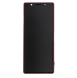 LCD-display + Touch Unit + Framsida Sony Xperia 5 - Röd (Service Pack)