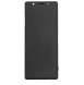 LCD-skärm + pekdon + främre skal Sony Xperia 5 - Svart (Service Pack)