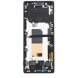 LCD-skärm + pekdon + främre skal Sony Xperia 5 - Svart (Service Pack)