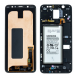 LCD-display + Touch Unit Samsung Galaxy A6 Plus 2018 - Svart (ny byteenhet)