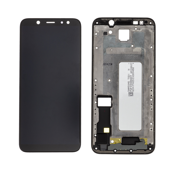 LCD-display + Touch Unit Samsung Galaxy A6 2018 - Svart (Ny byteenhet)