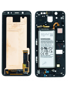 LCD-display + Touch Unit Samsung Galaxy A6 2018 - Svart (Ny byteenhet)