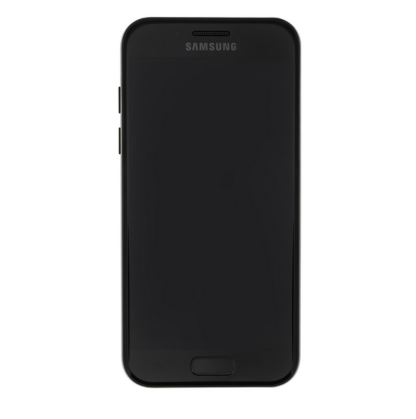 LCD-display + Touch Unit Samsung Galaxy A3 2017 - Svart (ny byteenhet)