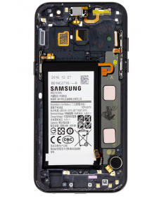 LCD-display + Touch Unit Samsung Galaxy A3 2017 - Svart (ny byteenhet)