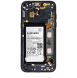 LCD-display + Touch Unit Samsung Galaxy A3 2017 - Svart (ny byteenhet)