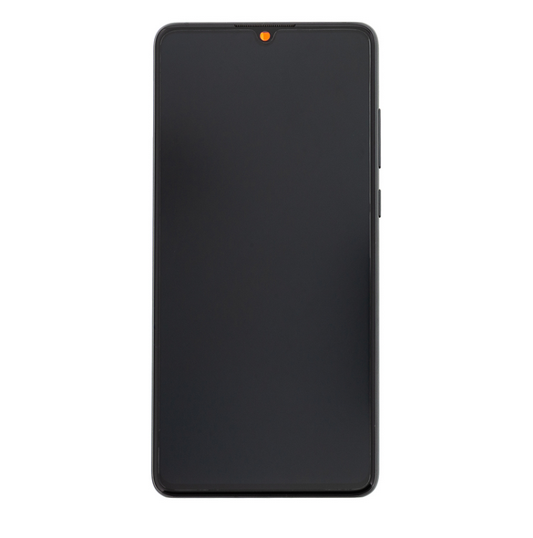 LCD-display + Touch Unit + Framsida + Battery Huawei P30 - Svart