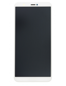 LCD-skärm + beröringsenhet + framsida Huawei P Smart - Vit (Service Pack)