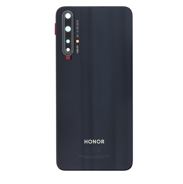 Batterilucka Huawei Honor 20 - Svart (Service Pack)