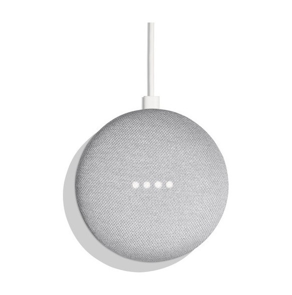 Google Home Mini - Chalk - UK adapter