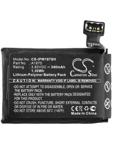 Batteri 340mAh Li-Pol för Apple Watch Series 3 42mm A1861 CS-IPW187SH