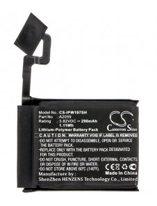 Batteri 290mAh Li-Pol för Apple Watch Series 4 44mm A1976 CS-IPW197SH