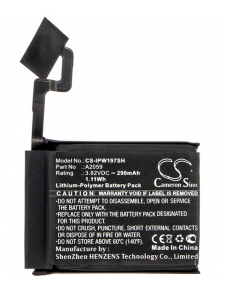 Batteri 290mAh Li-Pol för Apple Watch Series 4 44mm A1976 CS-IPW197SH
