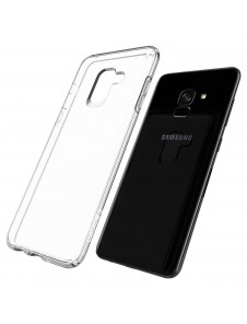 Spigen Liquid Crystal fodral täcker Samsung Galaxy A8 2018 A530 - Klar