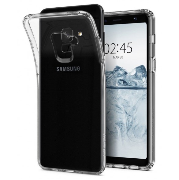 Spigen Liquid Crystal fodral täcker Samsung Galaxy A8 2018 A530 - Klar