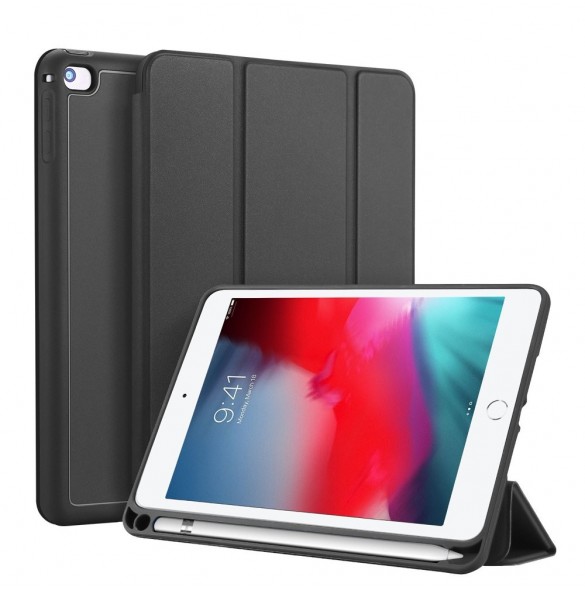 DUX DUCIS Skin Pad-tabletter med flera vinklar och Smart Sleep-funktion för iPad Mini 4 / iPad Mini 2019  - Svart