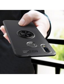 Finger Ring Kickstand TPU Case till Huawei nova 3 - Svart