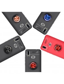 Finger Ring Kickstand TPU Case till Huawei nova 3 - Svart