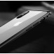 JollyFX Full Magnetisk Fodral Full Body Front och Back Cover + härdat glas för iPhone XS Max - Svart-transparent