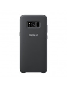 EF-PG955TSE Samsung Silikon Cover Dark Grey Silver för G955 Galaxy S8 Plus (EU Blister)