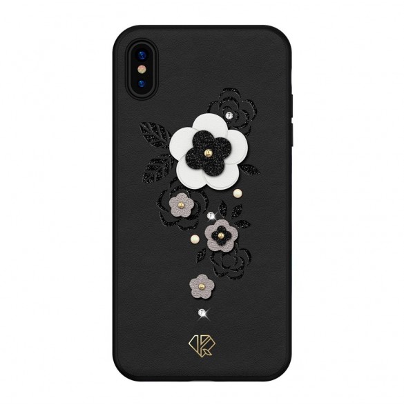 Svart och mycket snyggt omslag iPhone XS / iPhone X.