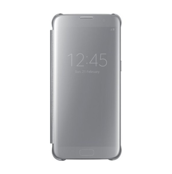 Samsung EF-ZG935CSE Clear View Cover Skal till Samsung Galaxy S7 Edge - Silver