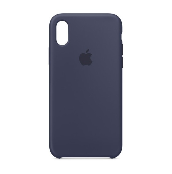 Original Apple MQT32ZM/A Silikon Case Skal till iPhone X, iPhone XS - Blå