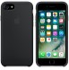 Apple MMW82ZM/A Silikon Skal till iPhone 7, iPhone 8 - Svart