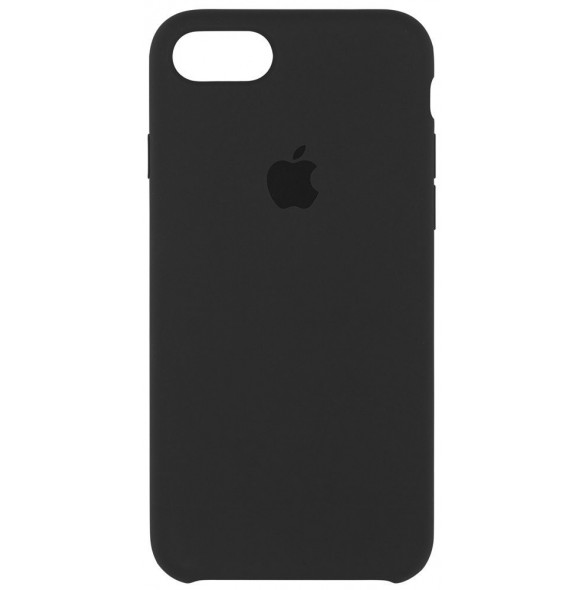 Apple MMW82ZM/A Silikon Skal till iPhone 7, iPhone 8 - Svart
