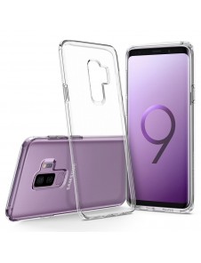 Spigen Liquid Glitter Crystal fallet täcker Samsung Galaxy S9 Plus G965 - Genomskinlig