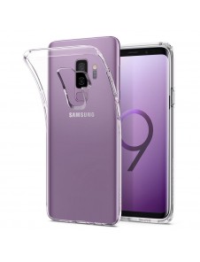 Spigen Liquid Glitter Crystal fallet täcker Samsung Galaxy S9 Plus G965 - Genomskinlig
