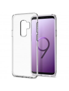Spigen Liquid Glitter Crystal fallet täcker Samsung Galaxy S9 Plus G965 - Genomskinlig