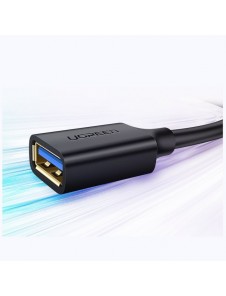 Ugreen USB 3.0 (hona) - USB 3.0 (hane) kabel förlängningssladd 1 m - Svart (10368) Ex-display
