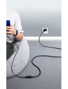 Ugreen USB 3.0 (hona) - USB 3.0 (hane) kabel förlängningssladd 1 m - Svart (10368) Ex-display