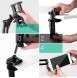 UGREEN telefontabletthållare, 360 justerbar Lazy Holder Mount Clamp med robust aluminiumlegeringsarm.