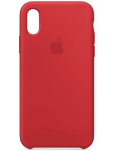 Apple MRWC2ZM/A Silikon Case Skal till iPhone X, iPhone XS - Röd