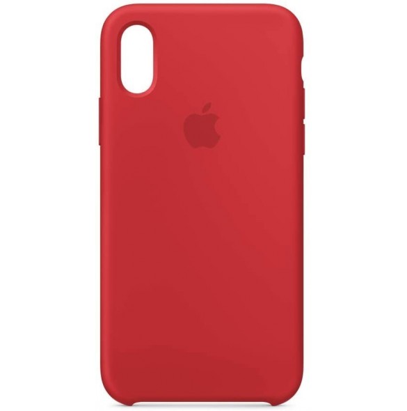 Apple MRWC2ZM/A Silikon Case Skal till iPhone X, iPhone XS - Röd