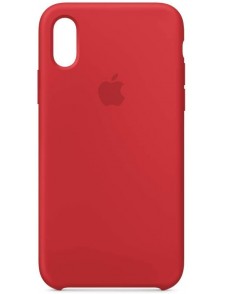 Apple MRWC2ZM/A Silikon Case Skal till iPhone X, iPhone XS - Röd