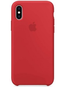 Apple MRWC2ZM/A Silikon Case Skal till iPhone X, iPhone XS - Röd