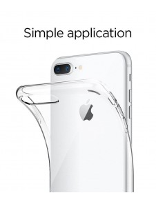 Spigen Liquid Crystal fallet täcker iPhone 8 Plus / 7 Plus - Genomskinlig