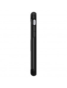 Spigen Slim Armor CS plånbok fodral iPhone 8 / iPhone 7 / iPhone SE 2020 - Svart