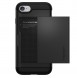 Spigen Slim Armor CS plånbok fodral iPhone 8 / iPhone 7 / iPhone SE 2020 - Svart