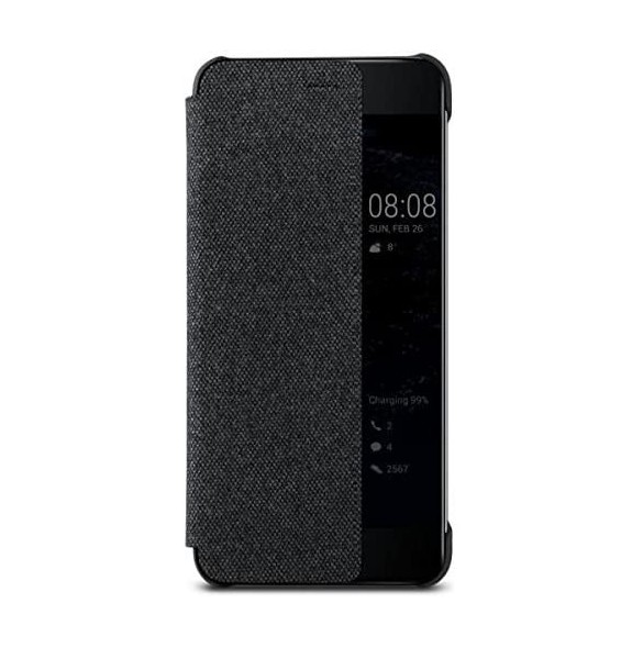 Huawei 51991886 Flip Case Fodral Till Huawei P10 - Mörkgrå