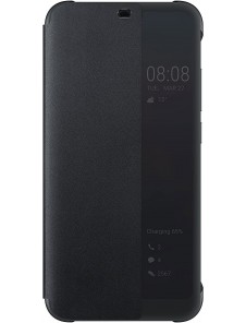 Huawei 51992478 S-View Case Vikbart Fodral Till Huawei Honor 10 - Svart
