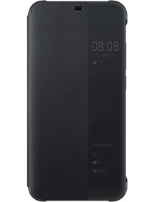 Huawei 51992478 S-View Case Vikbart Fodral Till Huawei Honor 10 - Svart
