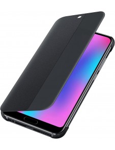 Huawei 51992478 S-View Case Vikbart Fodral Till Huawei Honor 10 - Svart