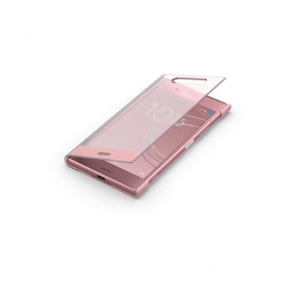 Sony Style Cover Stand SCTG50 Vikbart fodral för Sony XPERIA XZ1 - Rosa
