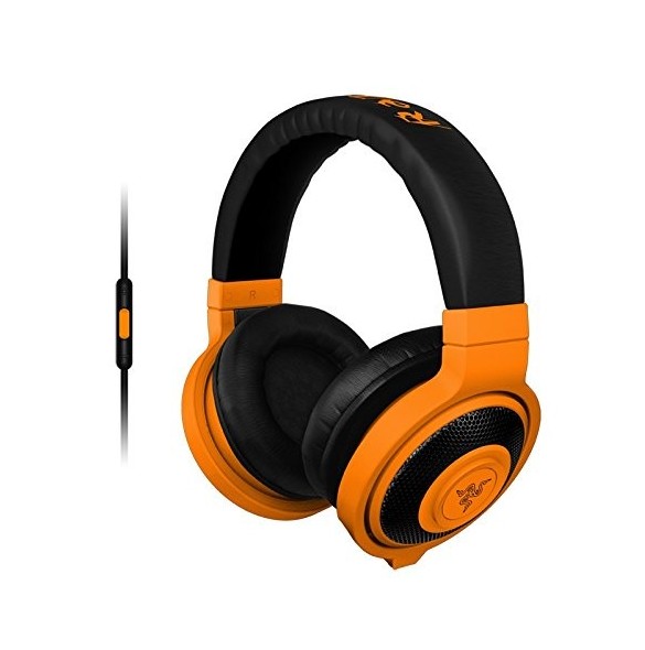 Razer Kraken Mobile - Analoga Gaming och Musikhörlurar Neon Orange