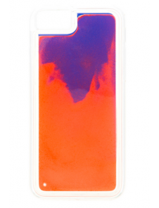 Tactical TPU Neon Glödande Cover Genomskinlig för Samsung Galaxy A40 - Röd (EU Blister)