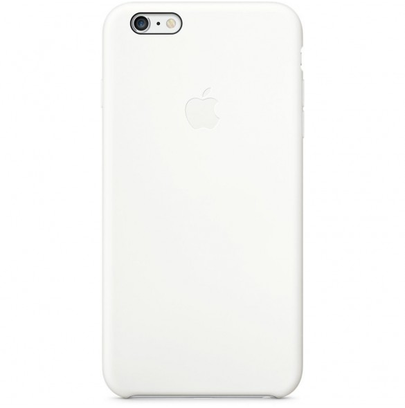 Apple Silicone Case till iPhone 6 Plus - Vit (MGRF2ZM/A)